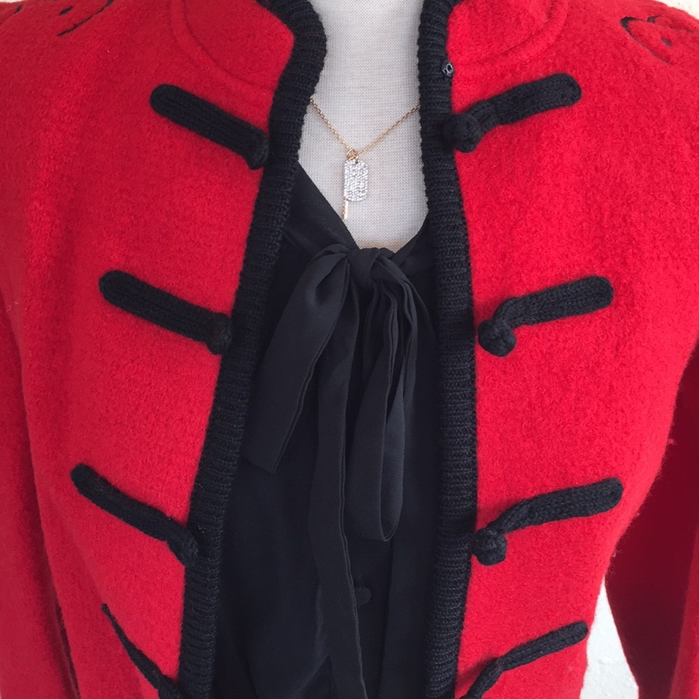 Red Wool Jacket - image 3